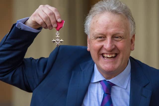 Keith was awarded an MBE last month.