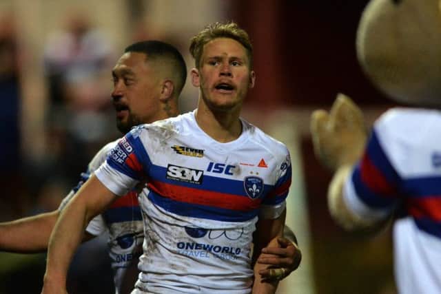 FEELING THE BENEFIT: Wakefield Trinity's Jacob Miller.  Picture: Bruce Rollinson