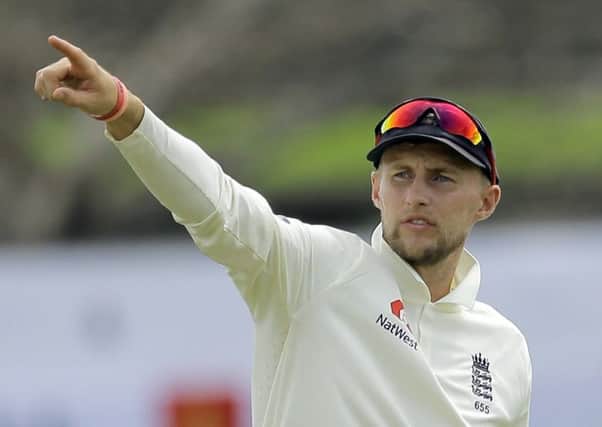 LEADING THE WAY: England Test captain Joe Root. Picture: AP/Eranga Jayawardena)