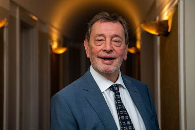 Date:7th December 2018.
The Rt Hon. the Lord David Blunkett guest speaker at the Yorkshire Business Awards, in aide of children's charity Variety, held at the Queens Hotel, Leeds.