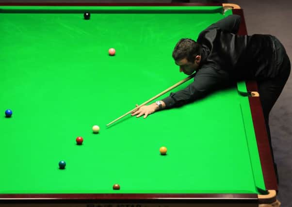 Ronnie O'Sullivan during his match with Martin O'Donnell.