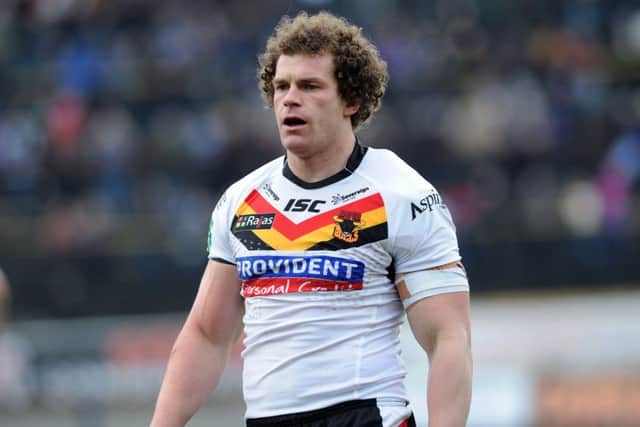 THAT WAS THEN: Jamie Langley, in his playing days with Bradford Bulls.
