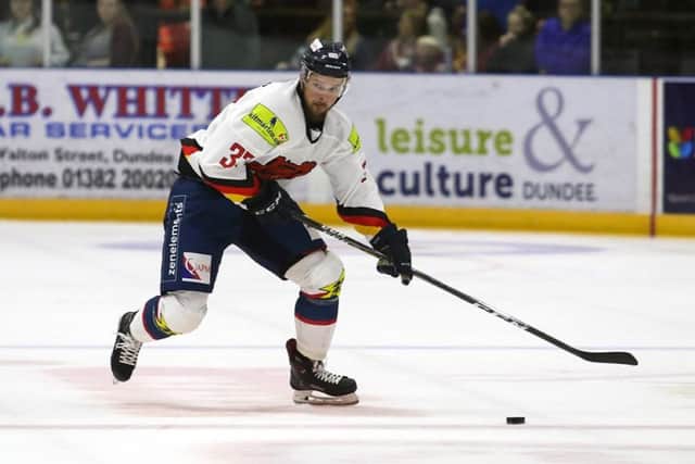 FAMILIAR FACE: Former Sheffield Steelers' forward Matt Marquardt has been in a rich vein of form of late for Dundee Stars.  Picture: Derek Black/EIHL.