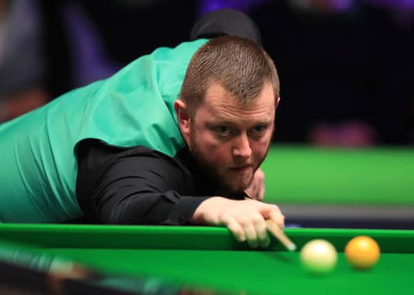 Mark Allen during his victory over Stephen Maguire.