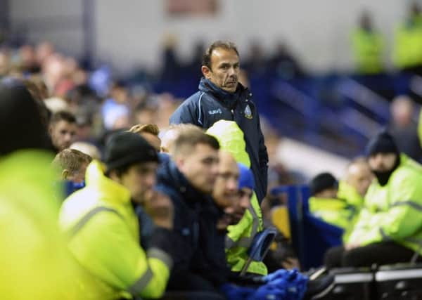 Owls manager Jos Luhukay: Isolated. Picture: Steve Ellis