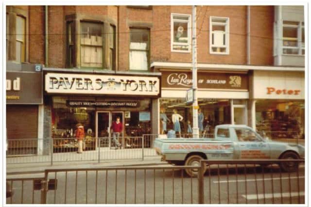 The Scarborough store was the first Pavers store to open and is still one of the brand's most successdul stores. Here it is in the 1980s.