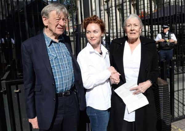 Lord Alf Dubs (left) has become a campaign for humanity after becoming a beneficiary of the Kindertransport scheme during the Holocaust because his father was Jewish.