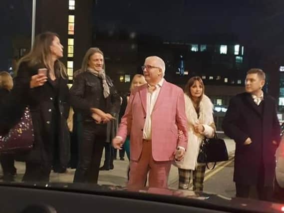 Christopher Biggins was spotted following the Mariah Carey show in Leeds PIC: Faraz Khan