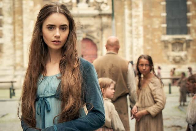 Lily Collins also stars in the new BBC production
