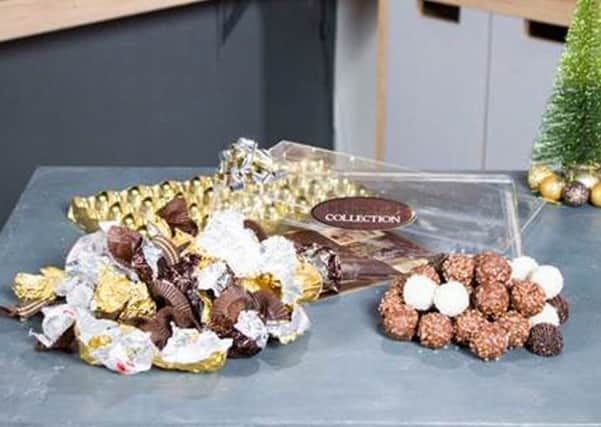 A box of Ferrero Rocher Collection with 42% of its total weight made up with packaging.
