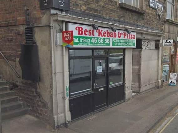 Best Kebab is Otley were forced to pay over 6,000 PIC: Google
