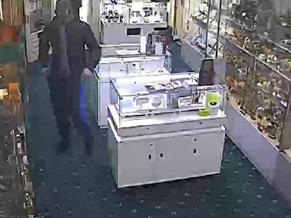 CCTV from Market Cross Jewellers in Market Place, Thirsk