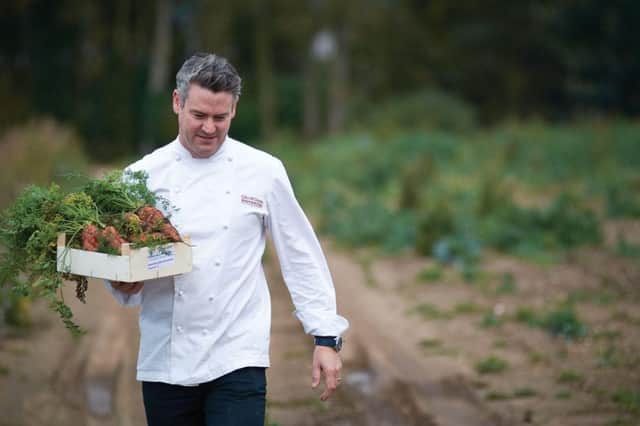 Colin McGurran now produces most of the produce for Winteringham Fields on his eight acre farm