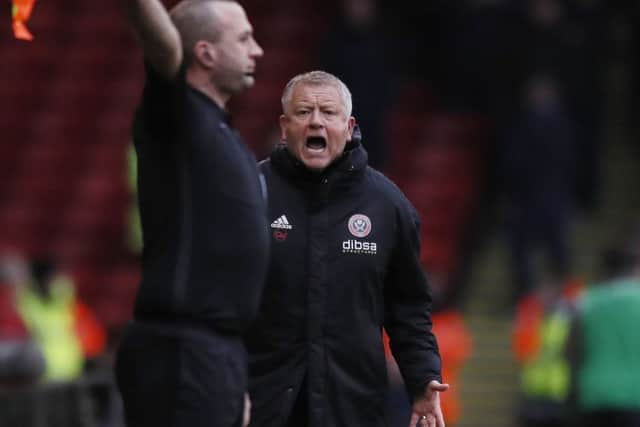 NO PRESSURE: Sheffield United manager, Chris Wilder. Picture: Simon Bellis/Sportimage