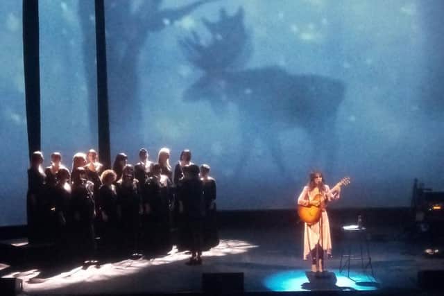 Katie Melua with the Gori Women's Choir at York Barbican