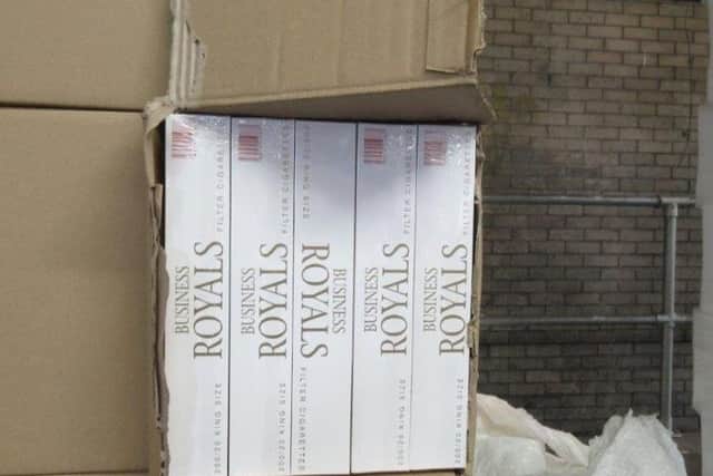 Officers found 5,200,000 Business Royal cigarettes when they searched the lorry.
