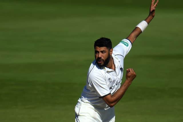 Jeetan Patel of Warwickshire bowls during Day Three of the Specsavers County Championship Division Two match between Warwickshire and Kent at Edgbaston in September. (Picture: Harry Trump/Getty Images)