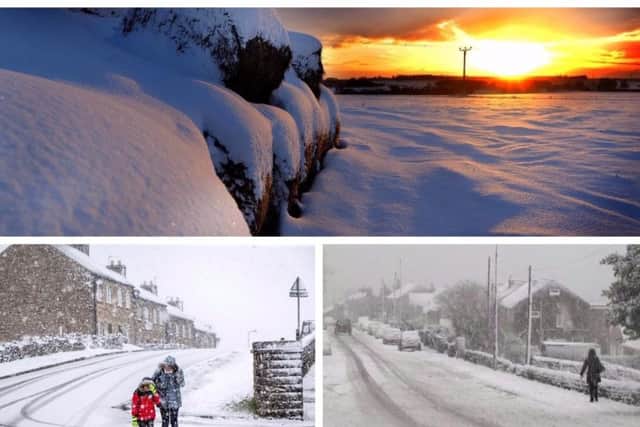 This is when the Met Office are warning about snow and ice in Yorkshire this weekend
