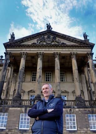 13 November  2018......  Volunteer Jonathan Robinson at Wentworth Woodhouse, the vast country house between Rotherham and Barnsley which has launched an ambitious renovation plan.  Picture Tony Johnson.