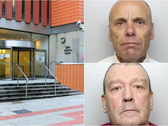 Two of the men locked up in Leeds Crown Court in 2018 for child sex offences