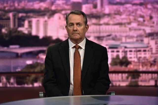 Liam Fox has indicated he could support a free vote for MPs on Brexit options. Picture Jeff Overs/BBC/PA Wire