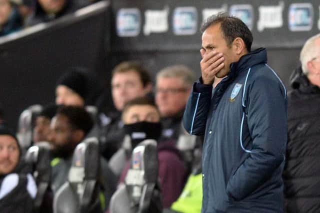 Sections of Sheffield Wednesday fans are calling for manager Jos Luhukay to be sacked (Picture: Steve Ellis).