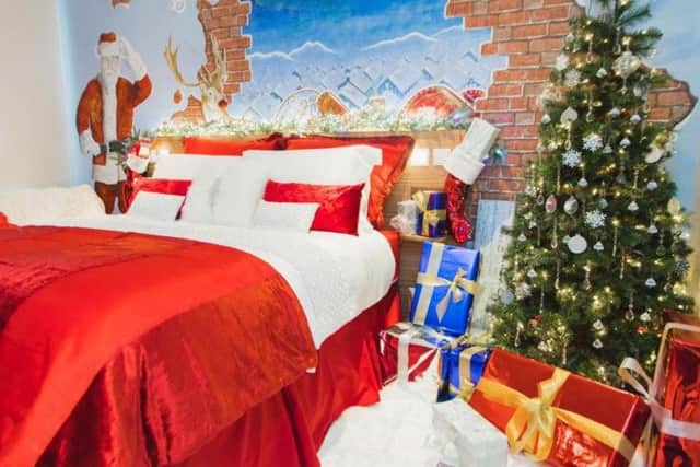 Travelodge at Monks Cross in York has a special Christmas room to get guests into the Christmas spirit