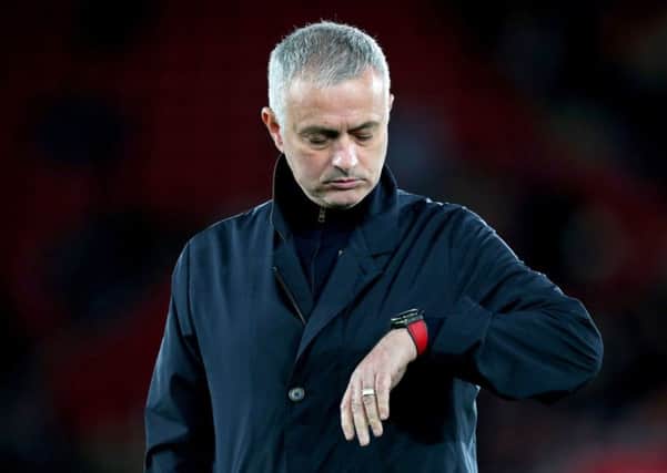 Jose Mourinhos time is up as manager of Manchester United after they sacked him in his third season at the club (Picture: Andrew Matthews/PA WIre).