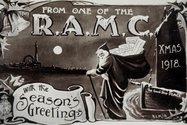A Christmas card from a century ago.