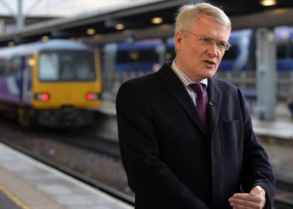 Rail Minister Andrew Jones.