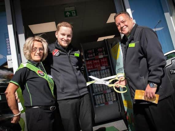 Co-op workers at the new store in Barnsley