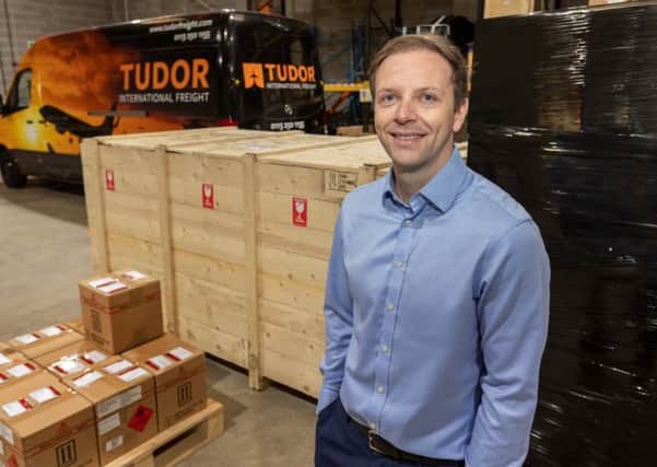 Adam Johnson, director of Leeds-based Tudor International Freight.
