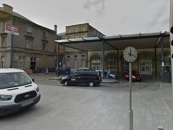 The suspected stabbing happened inside Hull train station after an altercation involving a group of men started outside at the taxi rank. Picture: Google.