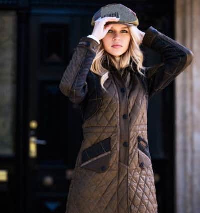 Jennywind quilted coat, Â£265, by York-based English Utopia.