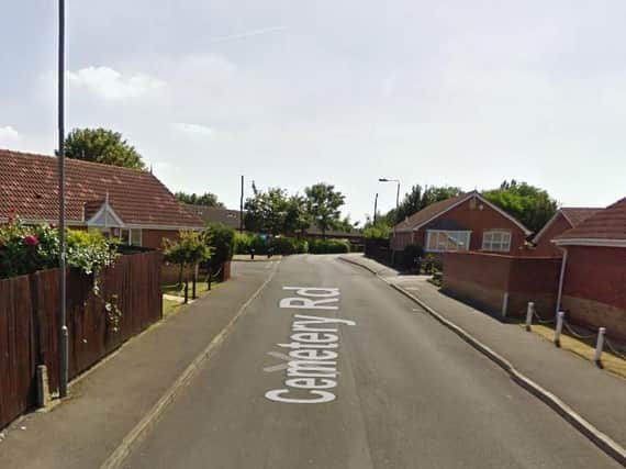 The burglars targeted an elderly woman living in Cemetery Road, Hemsworth. Picture: Google