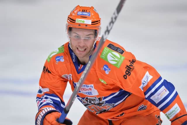 A CLOSE SHAVE: Sheffield Steelers' Ben O'Connor. 
Picture: Dean Woolley