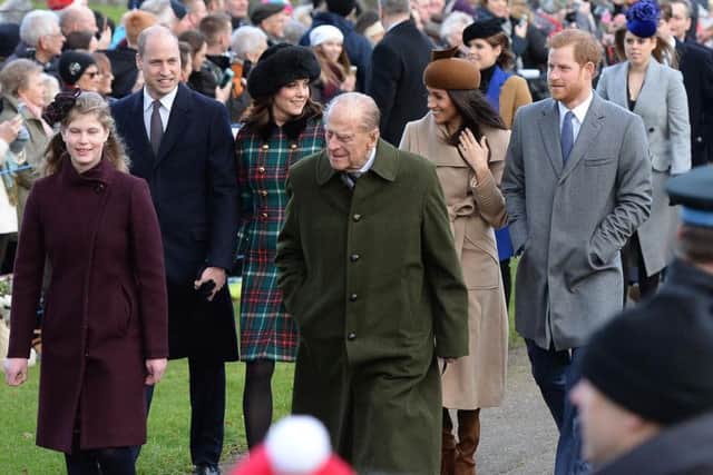 On Christmas Day the Royal's go to Church at Sandringham