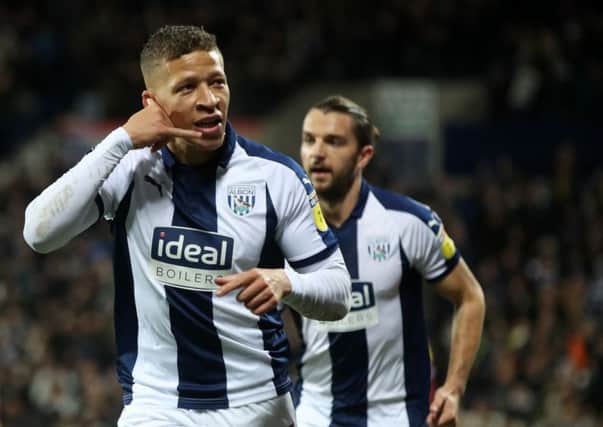 West Bromwich Albion's Dwight Gayle netted a hat-trick against Rotherham United on Saturday (Picture: Adam Davy/PA Wire).