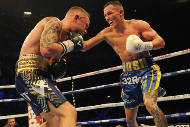 Carl Frampton and Josh Warrington battle it out in Manchester