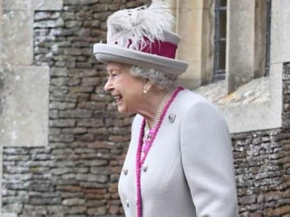 The Queen arriving to attend the Christmas Day morning church service at St Mary Magdalene Church in Sandringham, Norfolk. Picture by Joe Giddens/PA Wire.