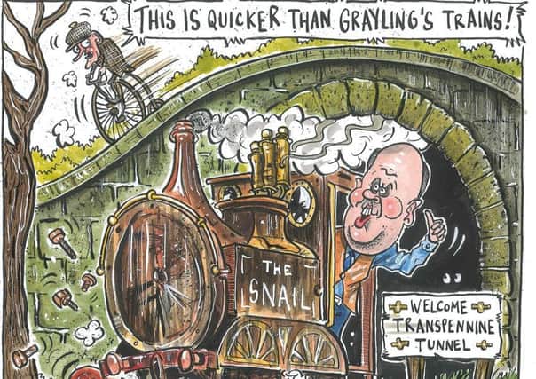 Graeme Bandeira's cartoon on Chris Grayling from earlier this year.