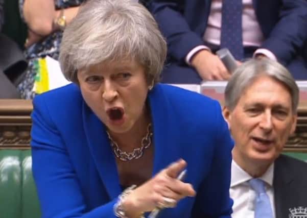 Prime Minister Theresa May speaks during Prime Minister's Questions in the House of Commons, London. PRESS ASSOCIATION Photo. Picture date: Wednesday December 19, 2018. See PA story POLITICS PMQs May. Photo credit should read: House of Commons/PA Wire