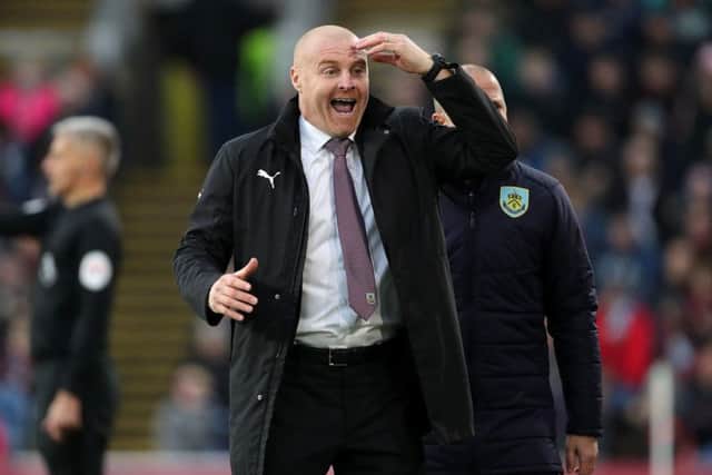 DECISIONS, DECISIONS: Burnley manager Sean Dyche. Picture: Richard Sellers/PA