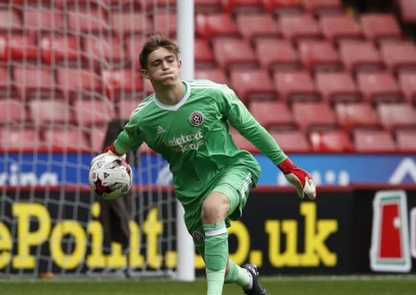 LOAN DEAL: Sheffield United goalkeeper Marcus Dewhurst should start against Bradford Park Avenue on New Year's Day. Picture: Simon Bellis/Sportimage