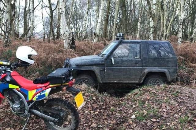 Police issued an appeal following a pursuit and finding this vehicle abandoned. Photo: West Yorkshire Police
