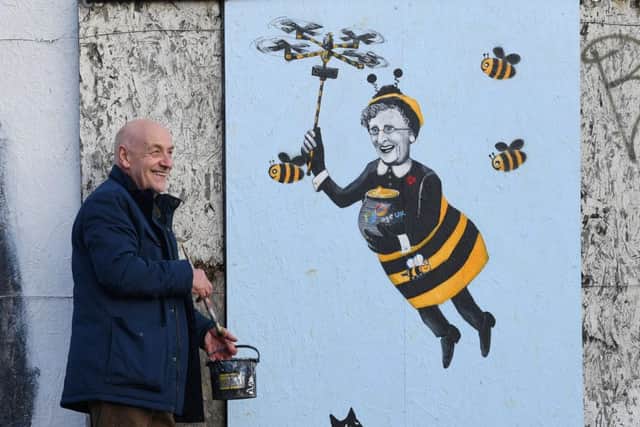 Hull graffiti artist Preg, who is bringing the walls of Hull to life.
