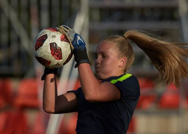 England hopeful: Goalkeeper Ellie Roebuck. Picture: Gonzalo Arroyo Moreno/Getty Images