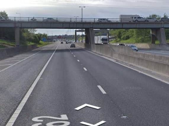 Delays of up to 11 minutes are currently being reported on the westbound carriageway between junction 32 for Pontefract and junction 29 for Lofthouse. PIC: Google
