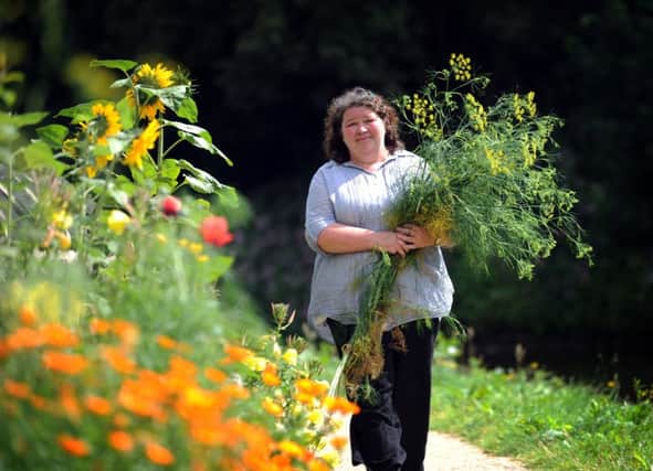 Mary Clear from Incredible Edible, Todmorden. Picture by Simon Hulme