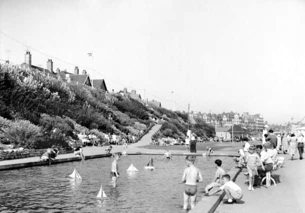 This 1959 Hallam Ashley photograph shows the paddling pol at Bridlington.  Although it would only have required a modest investment by the local authority, it provided a valuable year-round attraction for paddling and pond yachts.